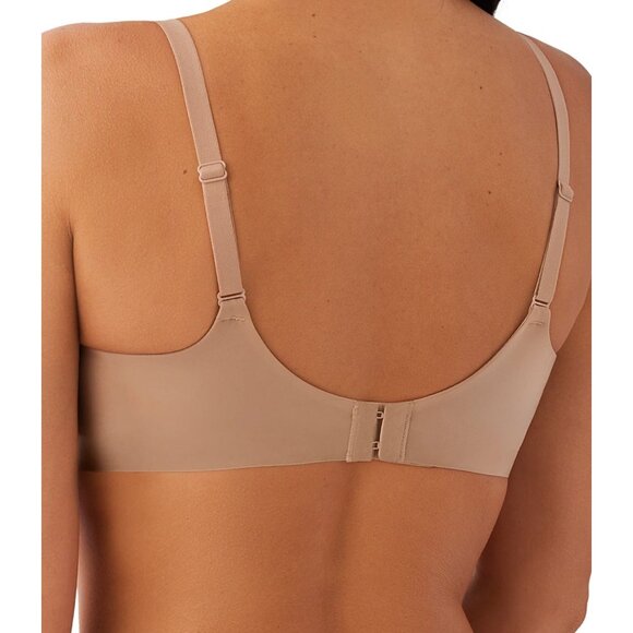 🆕WACOAL Confidence Boost Lift Unpadded Underwire Bra 36DD Beige Nude #855380 - Picture 3 of 7